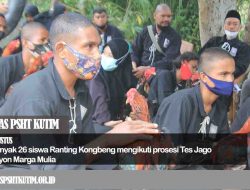 Sebanyak 26 Siswa Ikuti Tes Jago Di Ranting Kongbeng