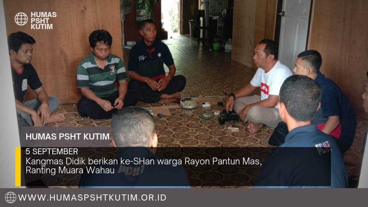 Warga Rayon Pantun Mas, Silaturahmi ke Ketua Cabang